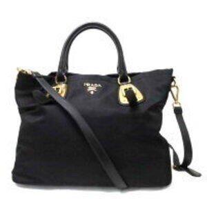 PRADA nylon handbag black